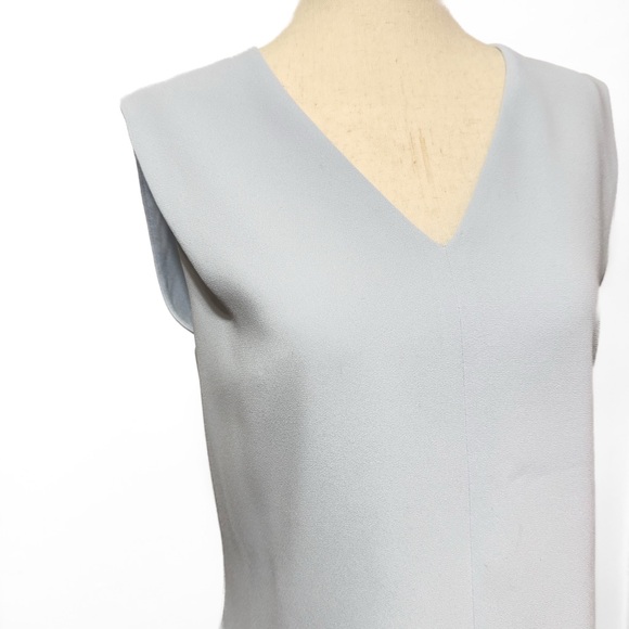 Ted Baker | Elegant Light Eggshell Blue Sleeveless Blouse - Picture 2 of 5